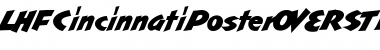 Download LHFCincinnatiPosterOVERSTROKE Regular Font Title Preview