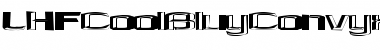 Download LHF Cool Blue Convex Regular Font Title Preview