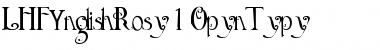 Download LHF English Rose Regular Font Title Preview
