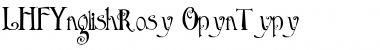 Download LHF English Rose Regular Font Title Preview