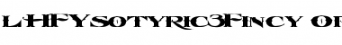 Download LHF Esoteric 3 Fancy Regular Font Title Preview