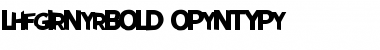 Download LHF Garner BOLD Regular Font Title Preview