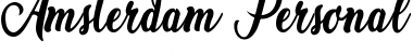 Download Amsterdam Regular Font Title Preview