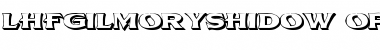 Download LHF Gilmore SHADOW Regular Font Title Preview