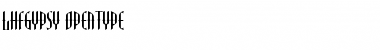 Download LHFGypsy Regular Font Title Preview