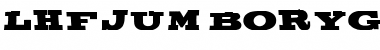 Download LHF Jumbo Reg BASE Regular Font Title Preview
