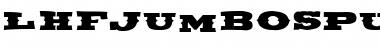 Download LHF Jumbo Spurs BASE Regular Font Title Preview