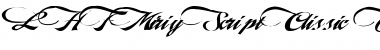 Download LHF Marie Script Classic Regular Font Title Preview