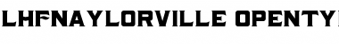 Download LHFNaylorville Regular Font Title Preview