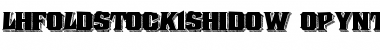 Download LHF Old Stock 1 Shadow Regular Font Title Preview