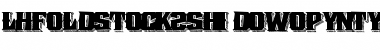 Download LHF Old Stock 2 Shadow Regular Font Title Preview