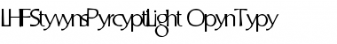 Download LHF Stevens Percepta Light Regular Font Title Preview