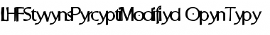 Download LHF Stevens Percepta Modified Regular Font Title Preview