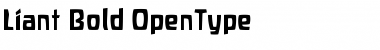 Download Liant Bold Font Title Preview