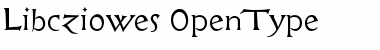 Download Libcziowes Regular Font Title Preview