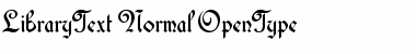 Download LibraryText Regular Font Title Preview