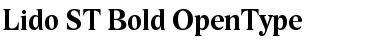 Download Lido ST Bold Font Title Preview