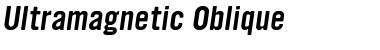 Download Ultramagnetic Oblique Font