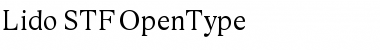 Download Lido STF Regular Font Title Preview