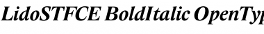 Download Lido STF CE Bold Italic Font Title Preview