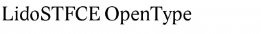 Download Lido STF CE Regular Font Title Preview