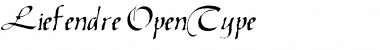 Download Liefendre Regular Font Title Preview