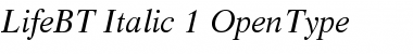 Download Life Italic Font Title Preview