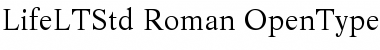 Download Life LT Std Roman Font Title Preview