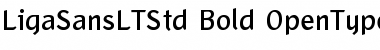 Download Liga Sans LT Std Bold Font Title Preview