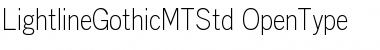 Download Lightline Gothic MT Std Regular Font Title Preview