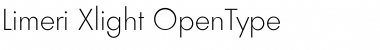 Download Limeri Xlight Font Title Preview