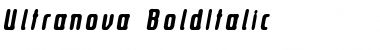 Download Ultranova Bold Italic Font
