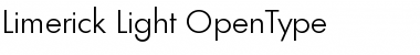Download Limerick-Light Regular Font Title Preview