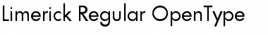 Download Limerick-Regular Regular Font Title Preview