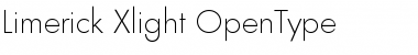 Download Limerick-Xlight Regular Font Title Preview