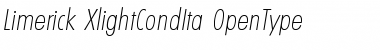 Download Limerick-XlightCondIta Regular Font Title Preview