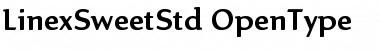 Download Linex Sweet Std Regular Font Title Preview