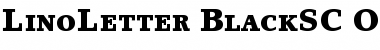 Download Lino Letter Black SC Font Title Preview