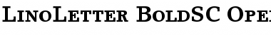 Download Lino Letter Bold SC Font Title Preview