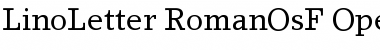 Download Lino Letter OsF Font Title Preview