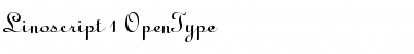 Download Linoscript Regular Font Title Preview