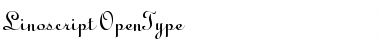 Download Linoscript Medium Font Title Preview