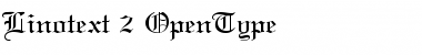 Download Linotext Regular Font Title Preview