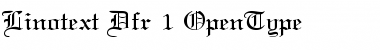 Download Linotext Dfr Font Title Preview