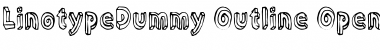 Download LTDummy Outline Regular Font Title Preview