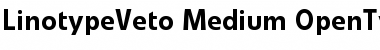 Download LinotypeVeto Medium Font Title Preview