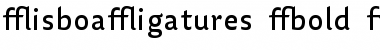 Download Lisboa Ligatures Bold Font Title Preview