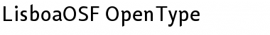 Download Lisboa OSF Regular Font Title Preview