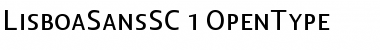 Download Lisboa Sans SC Regular Font Title Preview