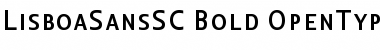 Download Lisboa Sans SC Bold Font Title Preview